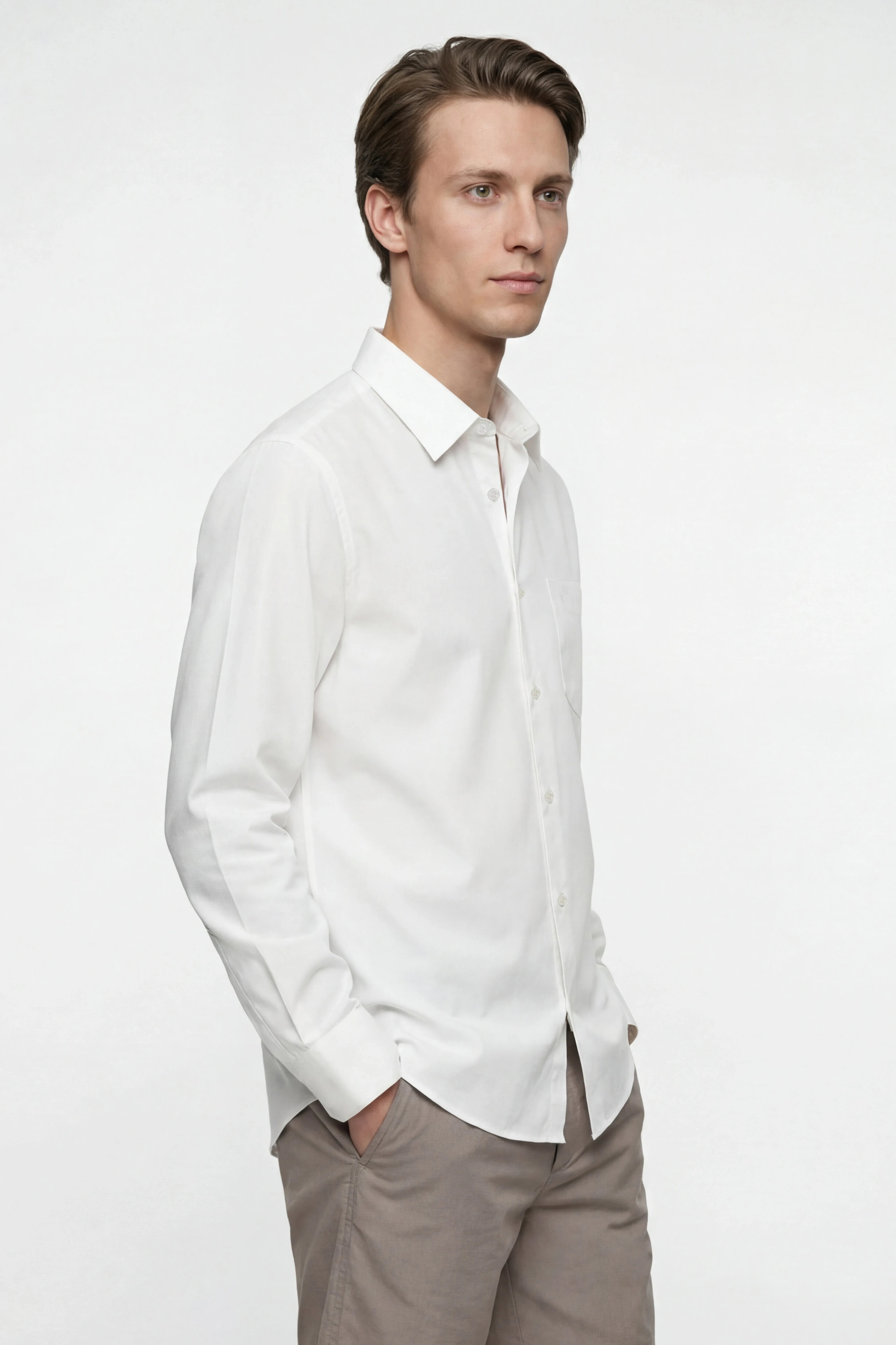 Men's Classic Satin Shirt