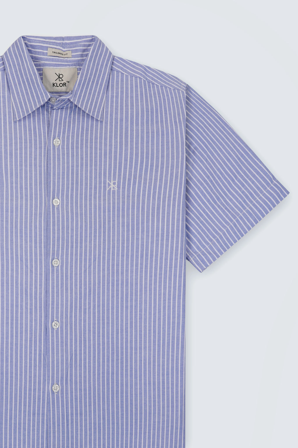 Coastal Stripe Half Sleeve Shirt | Premium Cotton – The Klor