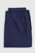 100 % Washed Linen Easy Pants