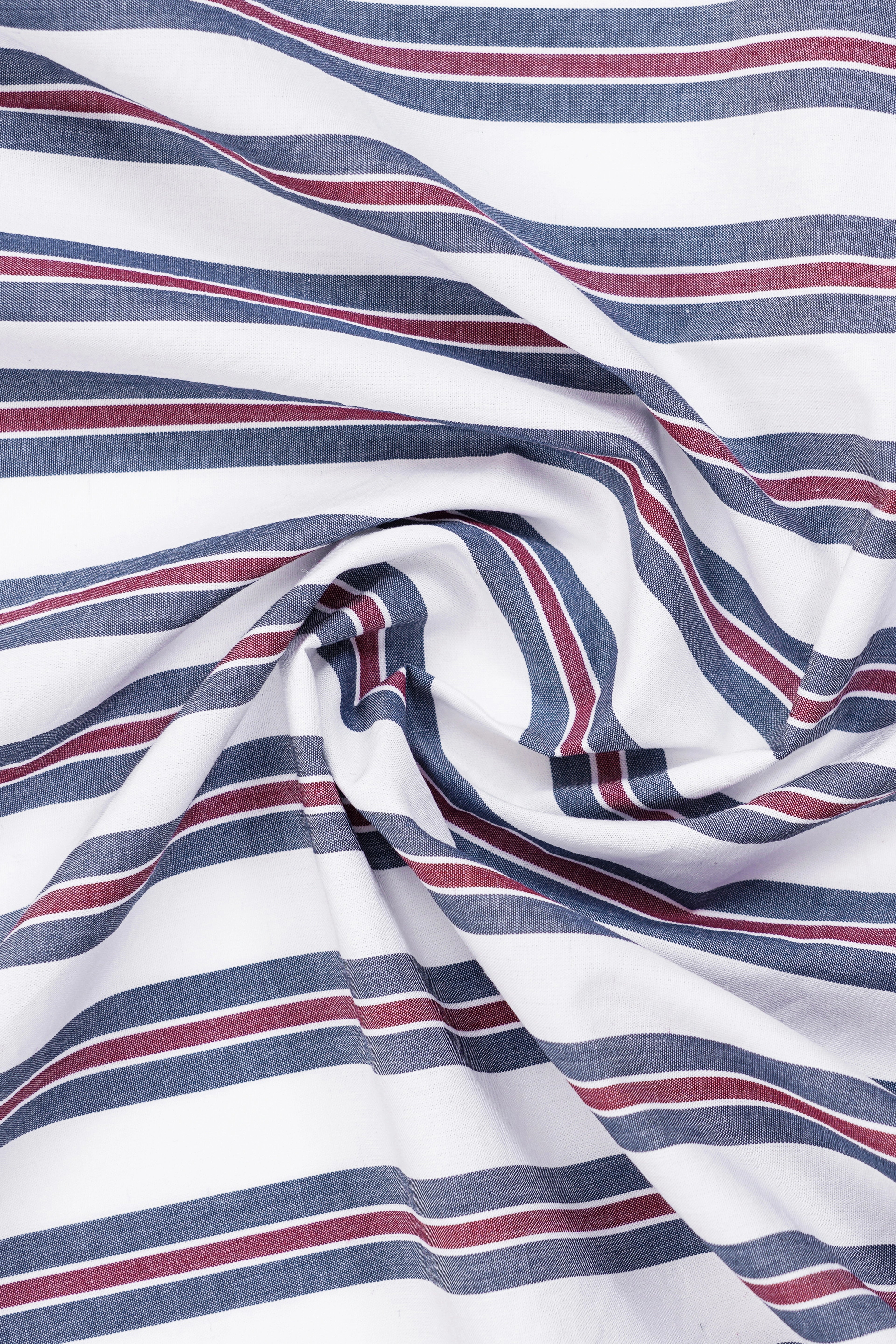Vivid Stripe Half Sleeve Shirt | Summer Cotton – The Klor