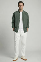 Tailored Linen Trousers | Structured Fit – The Klor